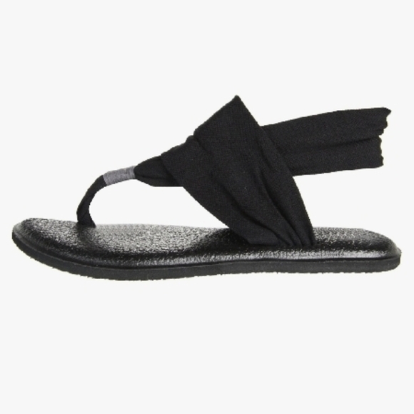 Like New Sz 8 Sanuk Tribal Print Yoga Sling Sandals - Picture 5 of 11